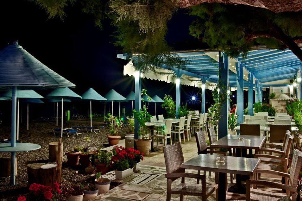 Coriva Beach Hotel & Bungalows Koutsounári Restaurant foto